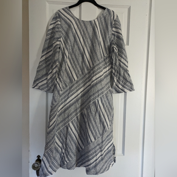 NWT Soft Surroundings linen blend Womens dress size M - Picture 9 of 9